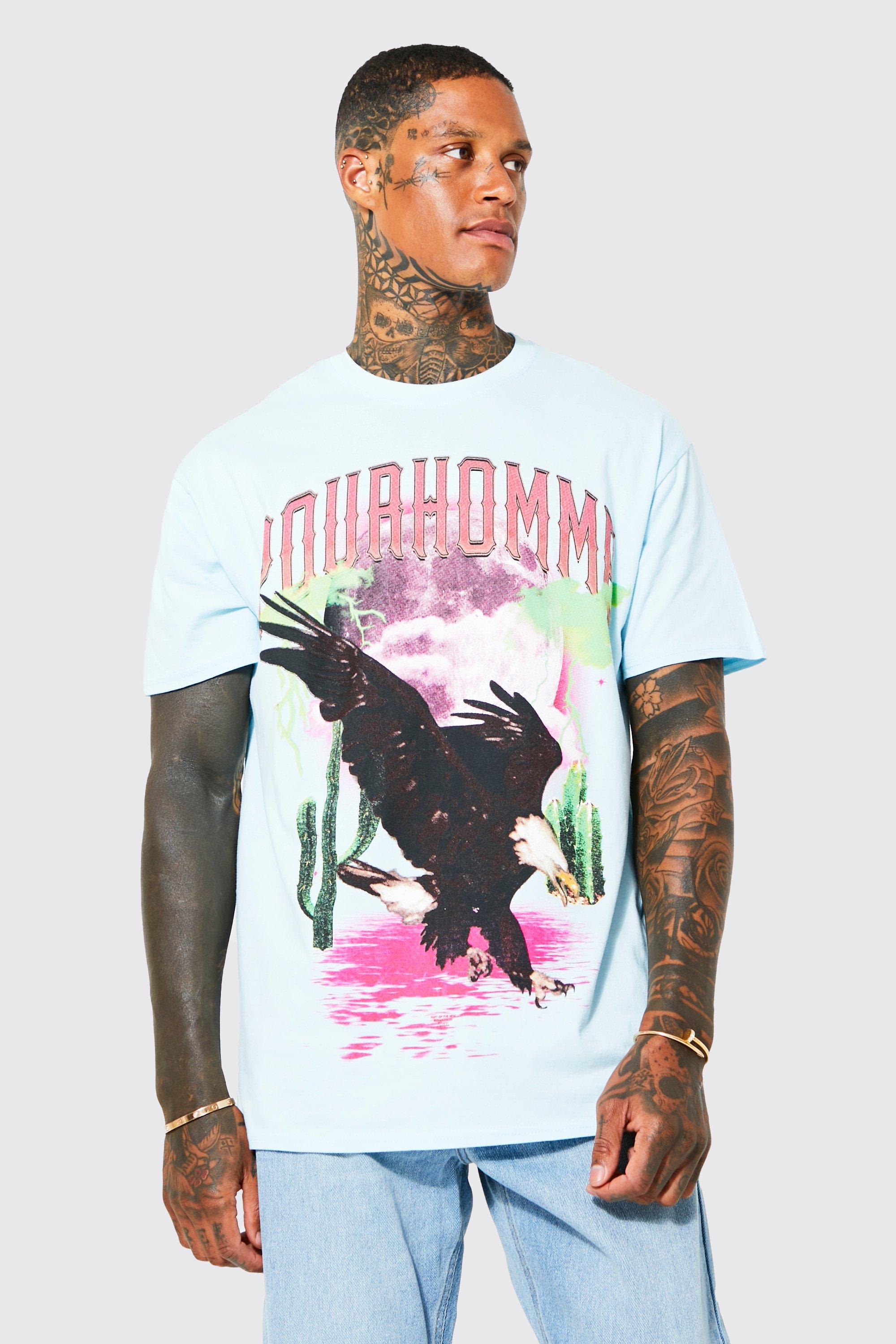 Pour Homme Graphic T shirt boohooMAN USA